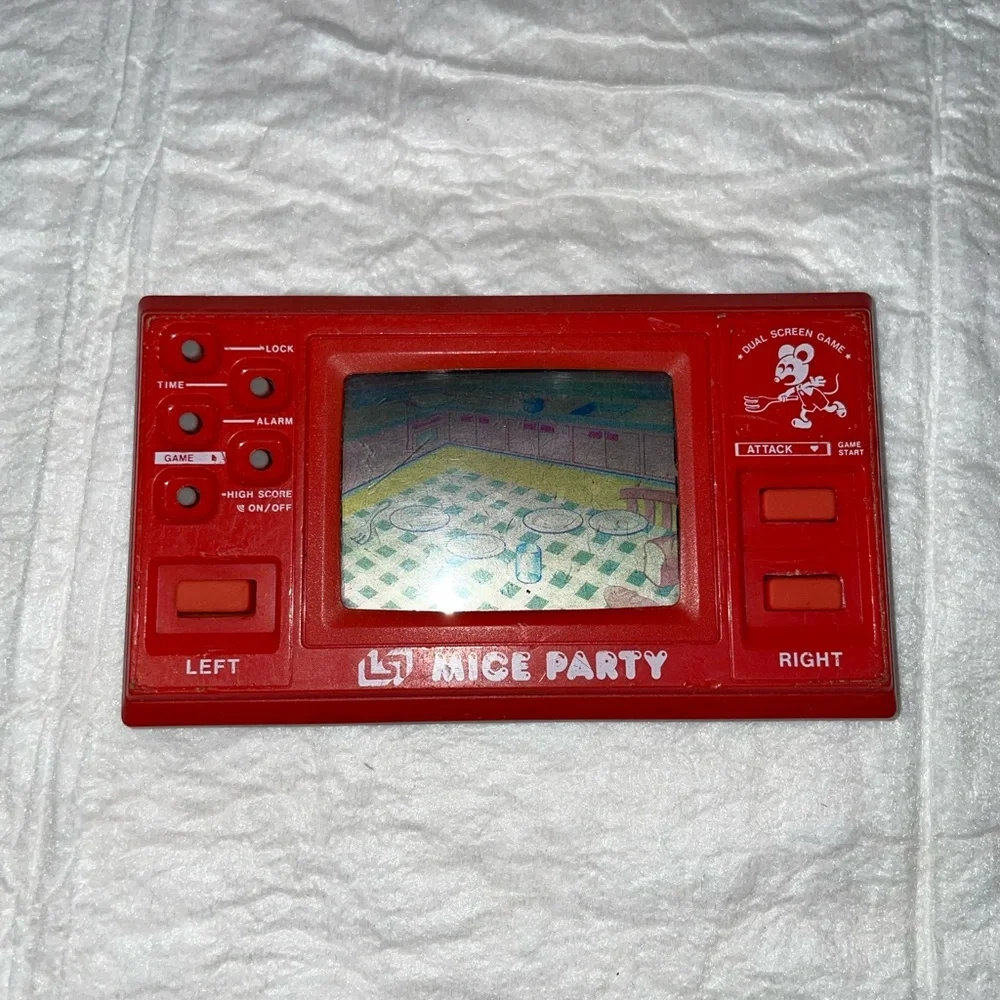 Morioka Tokei Mice Party YG 261 A Vintage Mind Relaxing Video Game For Parts